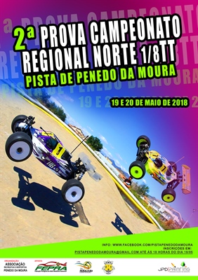 2ª Prova Campeonato Regional Norte 1/8 TT 2018 - informações